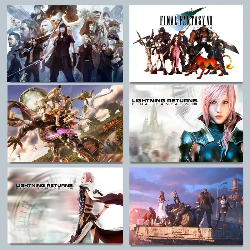 Gaming Accessories For Room - Affiche en toile Final Fantasy VII