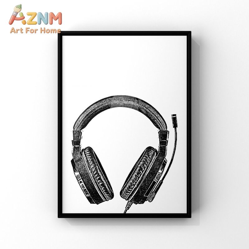 AZNM Toile murale de jeu noir  - Gaming Accessories For Room avis et prix